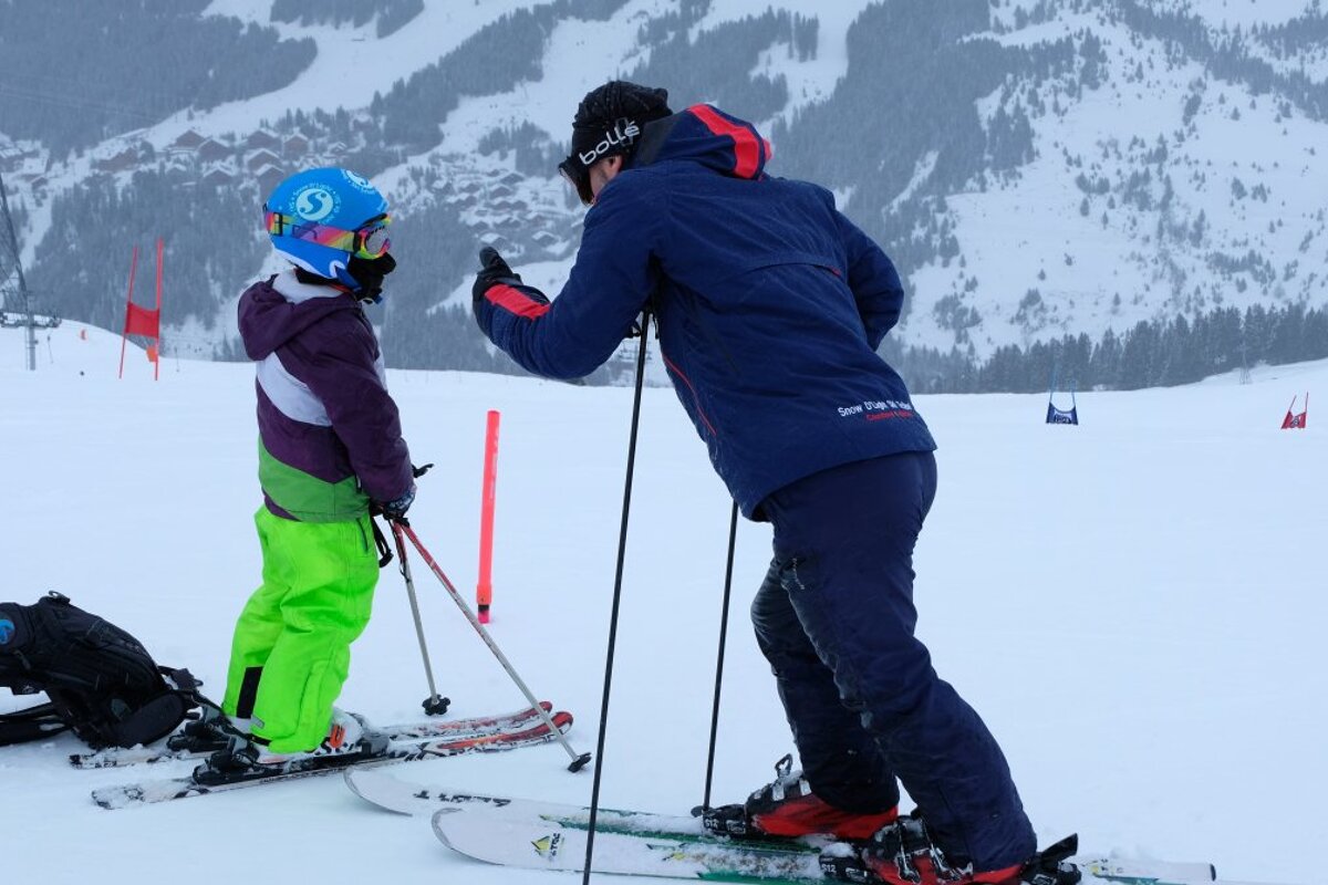 Snow D'Light Ski School Group Ski Lessons, Meribel kids lessons