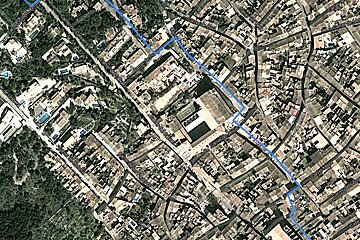 the route for the urban downhill in pollensa Mallorca