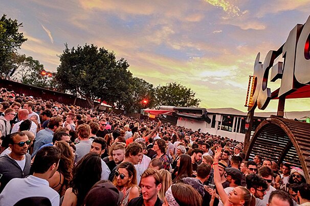 DC10 Nightclub, near Ibiza Town interior