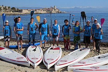 Paddle Boarding, Juan les Pins