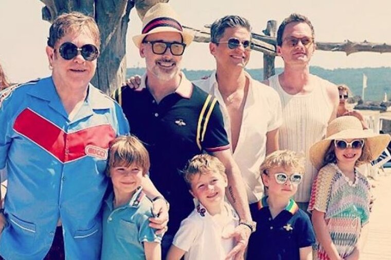 Stallone in Saint-Tropez on family vacation