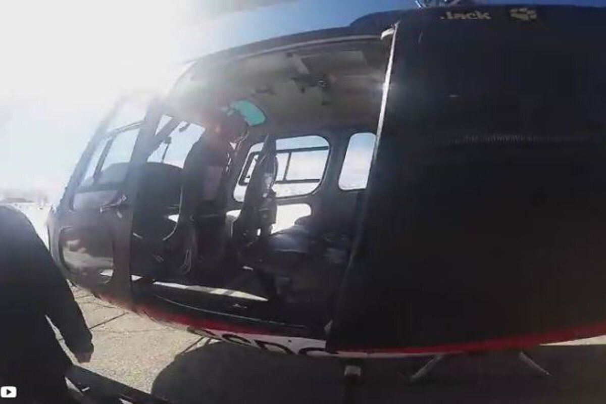 A Short Helicopter Ride From Alpe d'Huez to Les 2 Alpes