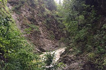a waterfall near morzine