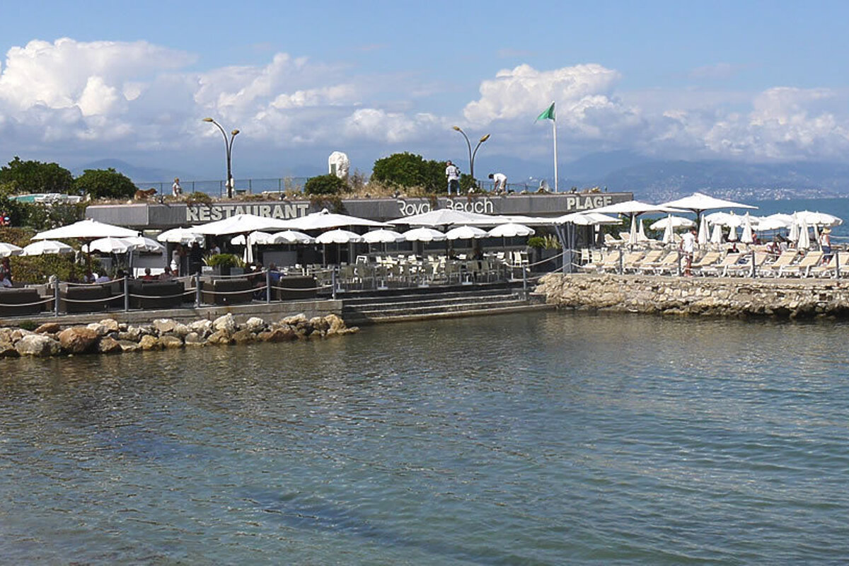 The Royal Beach Club at Plage des Ponteil Antibes