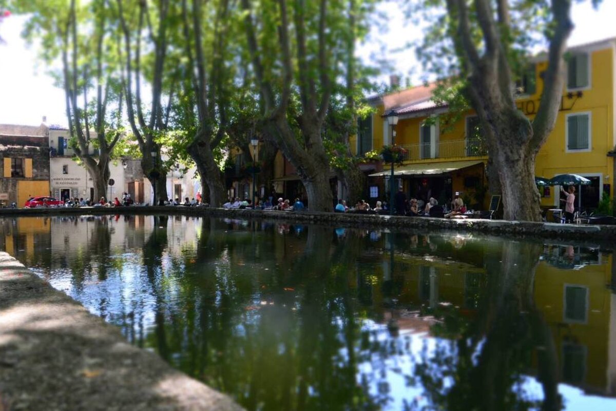 a water feature in a provencal village