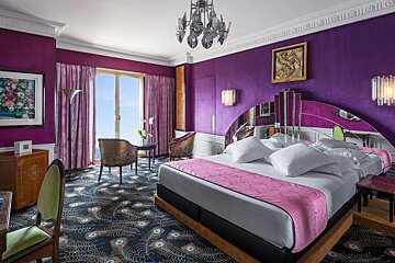 Le Negresco Hotel, Nice double bedroom