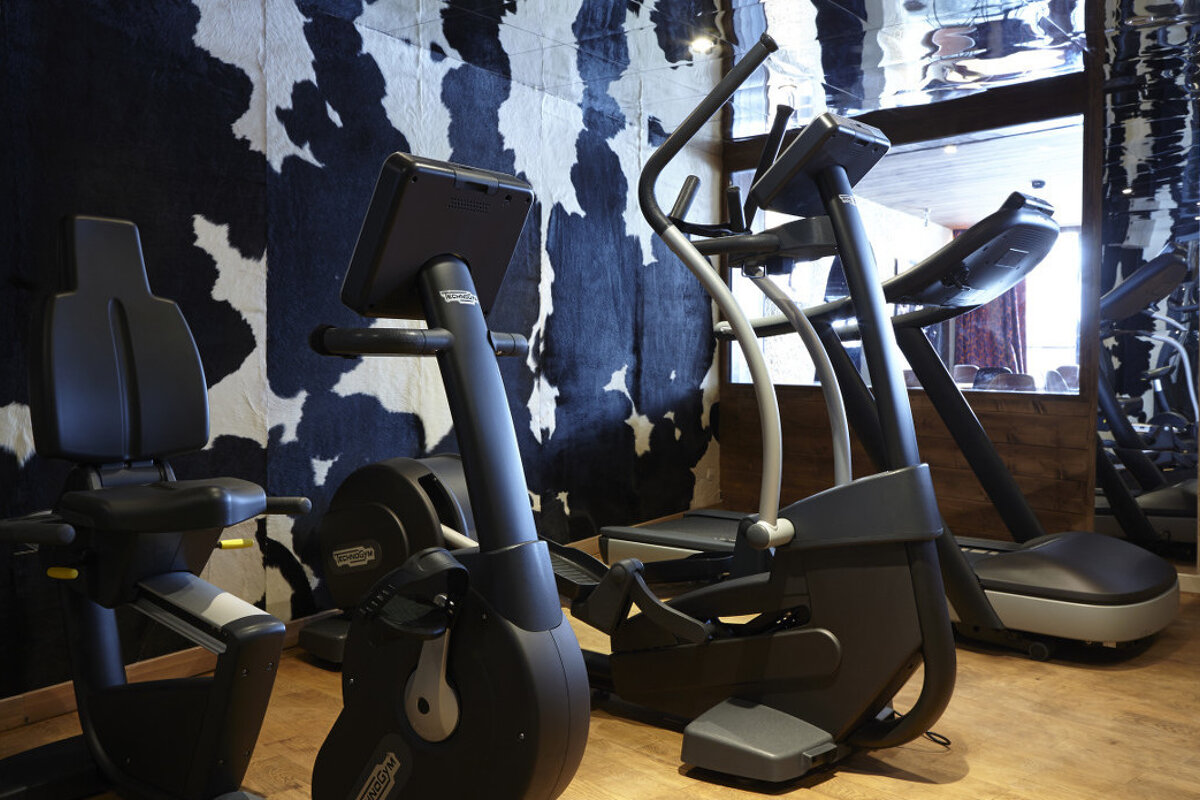 Les Dromonts Hotel, Avoriaz gym room