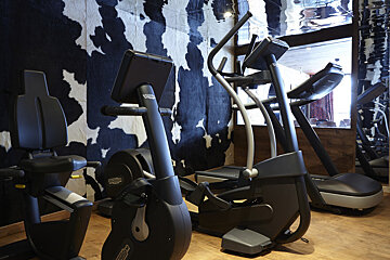 Les Dromonts Hotel, Avoriaz gym room