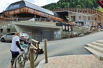 New Pleney bubble giving great access for mountain bikers mountain bike