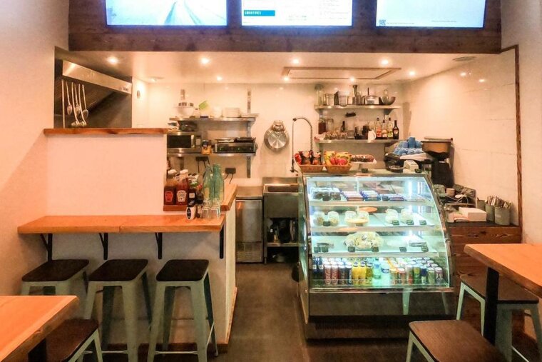 Bluebird Cafe, Chamonix interior
