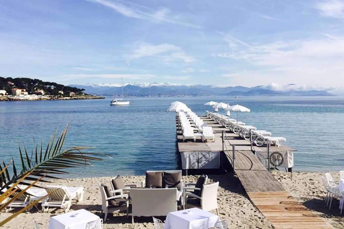 Plage Keller Beach Club, Cap d'Antibes terrace