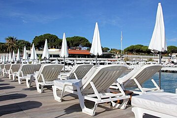 Plage Keller Beach Club, Cap d'Antibes terrace