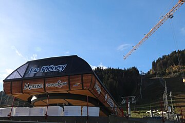 Photo of lift station being built