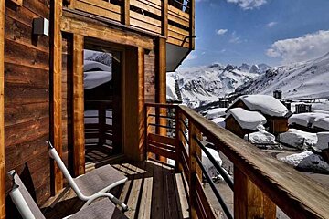 Carmen Chalet, Tignes - Le Lac / Lavachet balcony