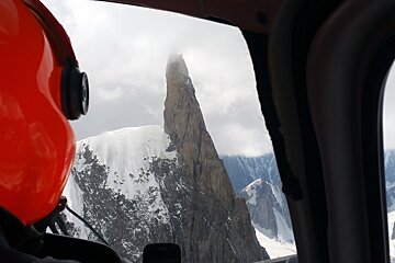 an iconic mountain peak in Chamonix
