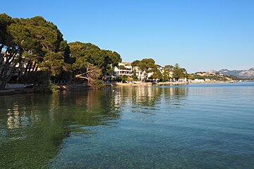 a view of the sea in north mallorca