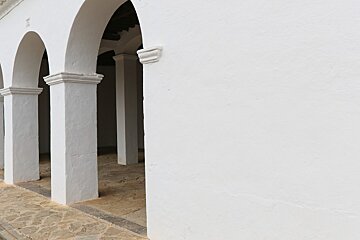 Church archways Sant Mateu Ibiza