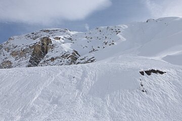 snow in tignes