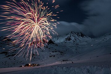 Fireworks & New Year Party in Val Thorens