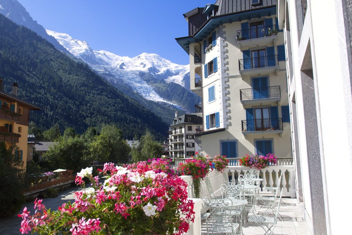 Grand Hotel des Alpes, Chamonix terrace