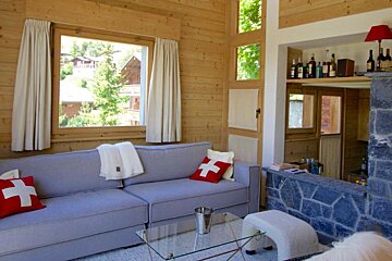 Heron Rez Apartment, Verbier - Centre living-room