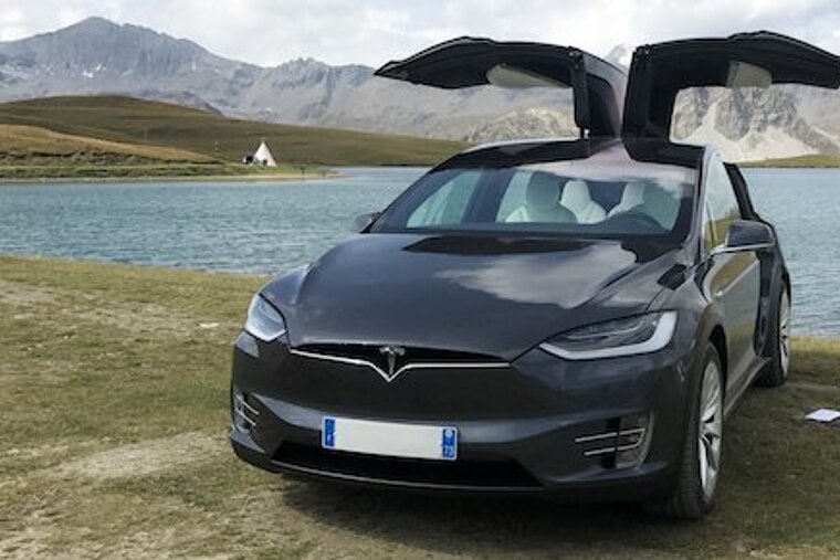 an electric car