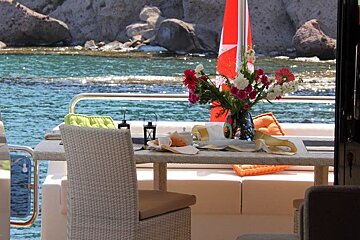 Pruva 80' 24.5m Motor Yacht, Ibiza stern