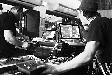 two DJ's in Meribel