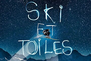 A poster for a movie festival in Courchevel
