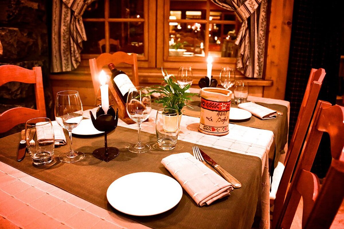Le Dahu Hotel, Morzine hotel restaurant