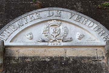 a sign for an outdoor theatre