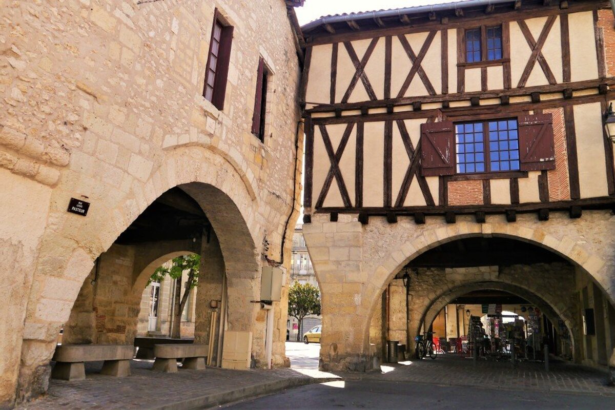 arcades of Ste-Foy-la-Grande