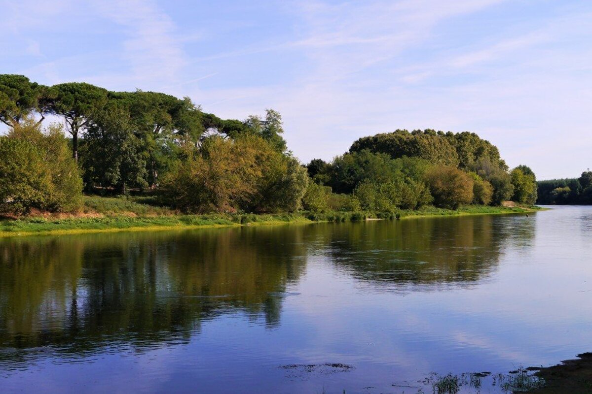 view of river dordogne Ste-Foy-la-Grande