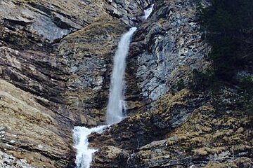 a rocky waterfall