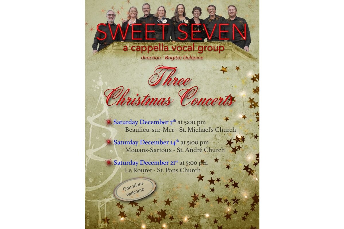 Christmas Concerts in Beaulieu-sur-Mer, Mouans-Sartoux & Le Rouret
