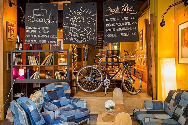 Le Biciclette Bar & Restaurant, Milan - Centre interior