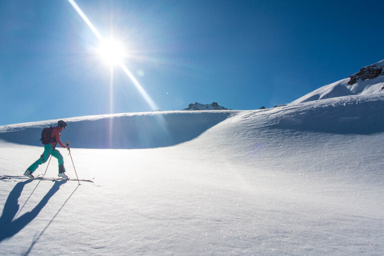 ski touring in tignes