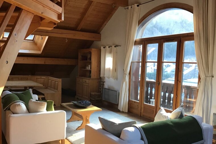 Val d'Arve 9 Apartment, Chamonix living-room