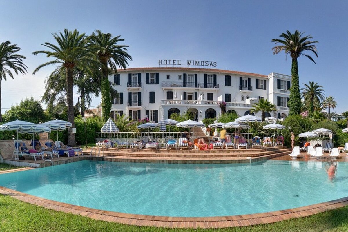 Hotel des Mimosas, Juan les Pins exterior