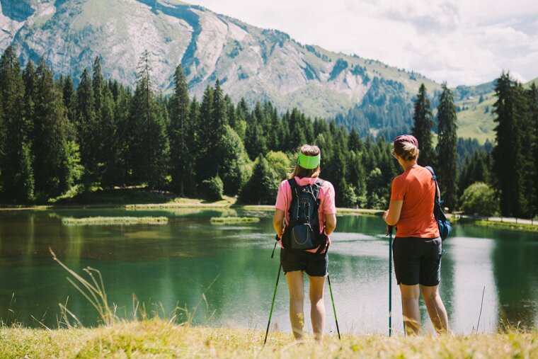 Hiking around Lac Mines d'Or, Morzine