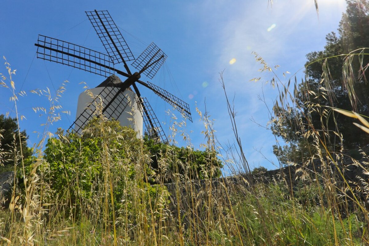 windmill at Puig d'en Valls Ibiza
