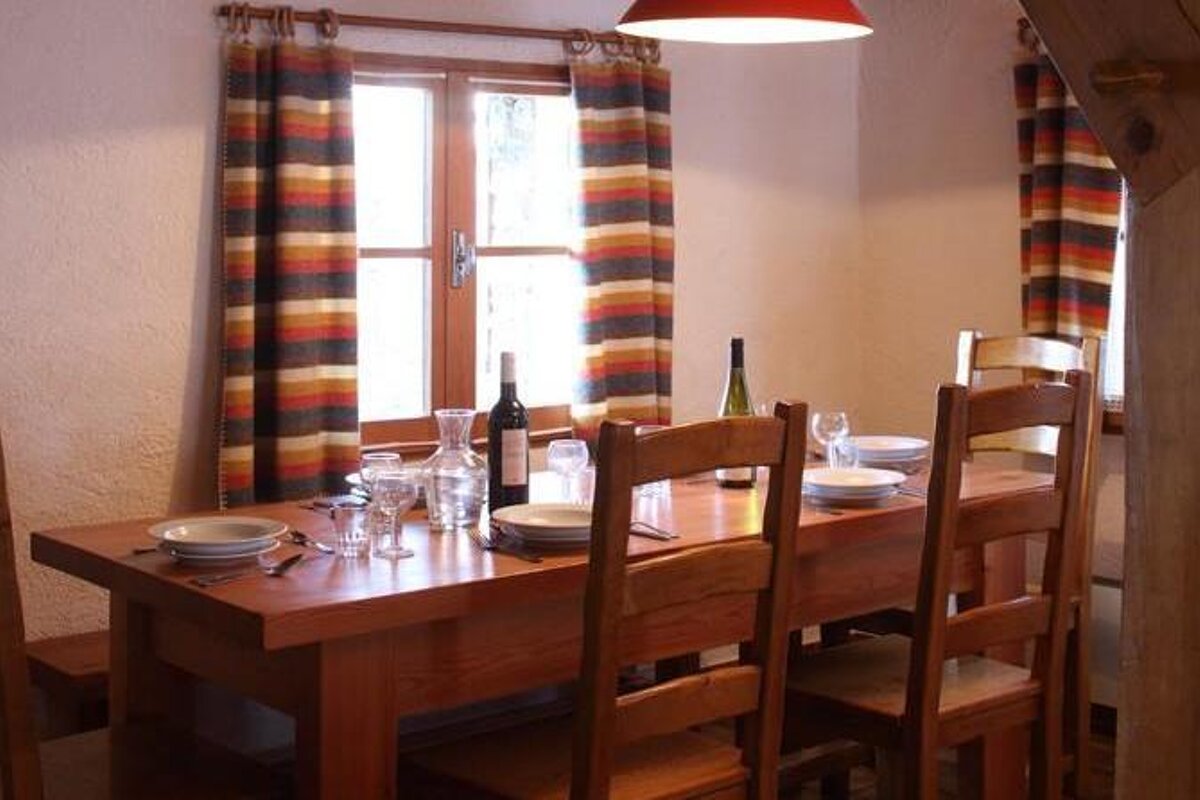 Yves Chalet, Les Arcs 1800 dining area