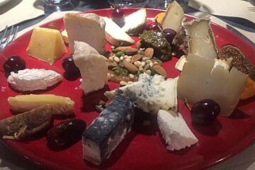 a cheese platter