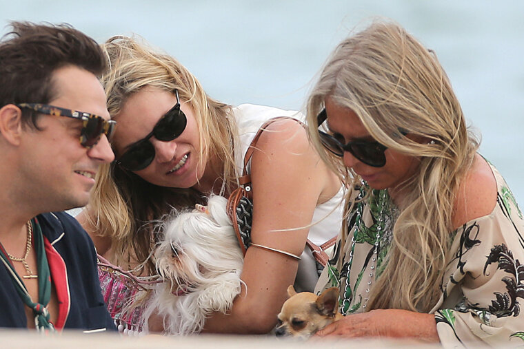 Jamie Hince and Kate Moss in St Tropez