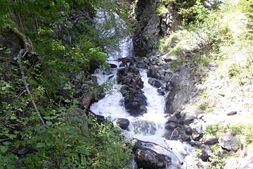Vallorcine to Refuge de Loriaz, Vallorcine walking