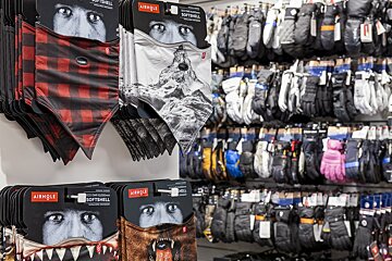 Xtreme Sports Ski Boutique, Verbier Centre shop interior