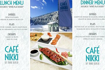 menu from nikki cafe