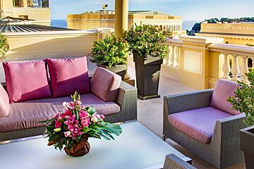 Hermitage Hotel, Monaco balcony