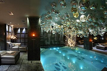 Le Saint Roch Hotel, Courchevel  indoor swimming pool