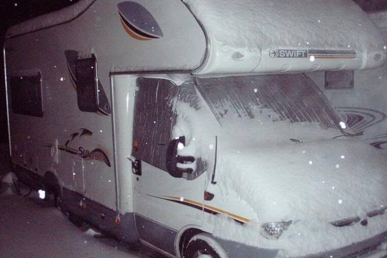 Aire Parking du Saz, La Tania area